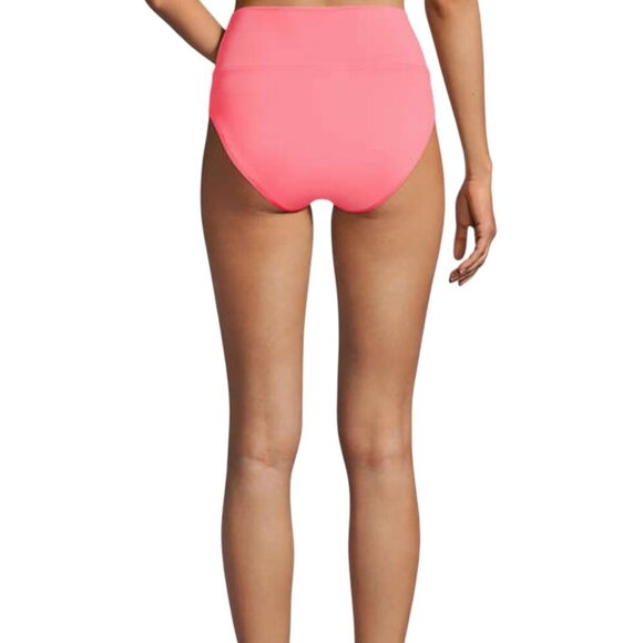 Lands’ End Pinchless High-Waisted Bikini Bottoms Pink Size 14 NWOT - Picture 5 of 5